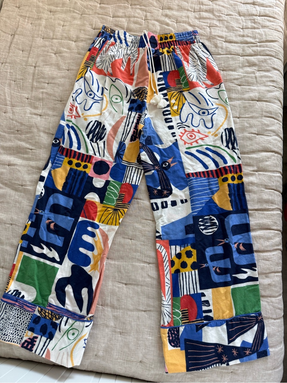 Anthropologie Marcello Velho Flannel Pajama Set Size Small - Picture 3 of 14